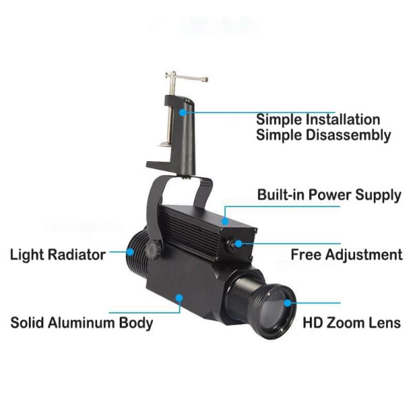 Battery Powered Gobo Projector Details